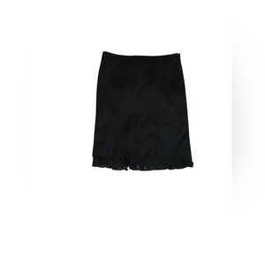 To‎ The Max Black 2 Straight Skirt Pleated